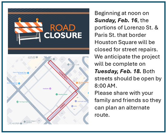 HoustonSq road closure